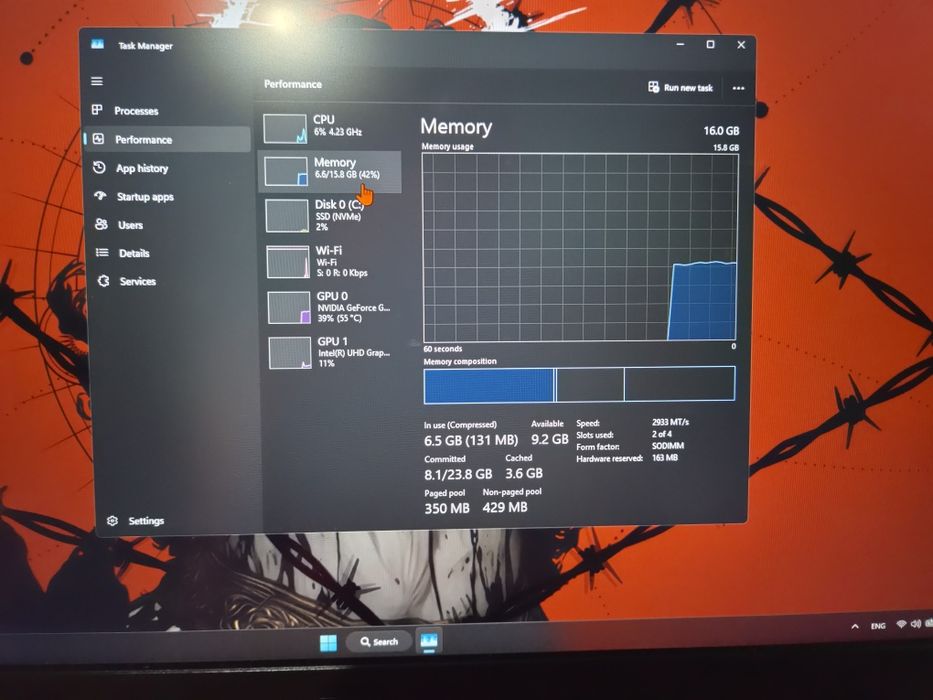 Laptop de gaming asus tuf F15