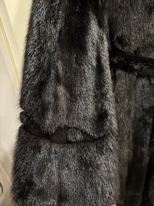 Норковая Шуба Чёрная.