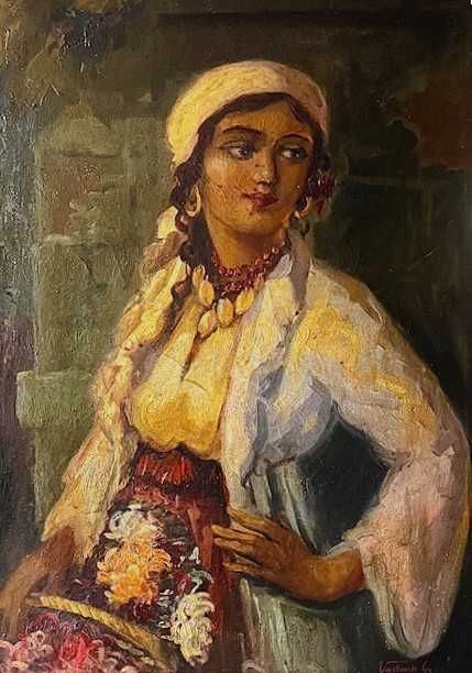 DE COLECTIE! Tablou Vechi, Autentic, ul/pz, Vastagh György 1834-1922