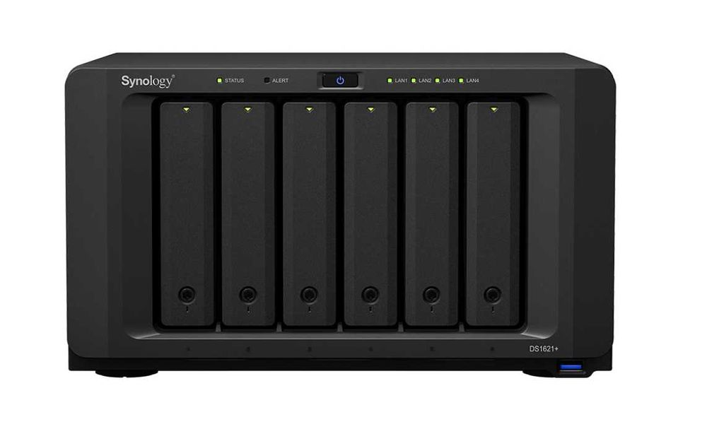 Сетевое хранилище Synology DS1621+ 6x3.5/2.5" +2xNVMe 12GB Ram
