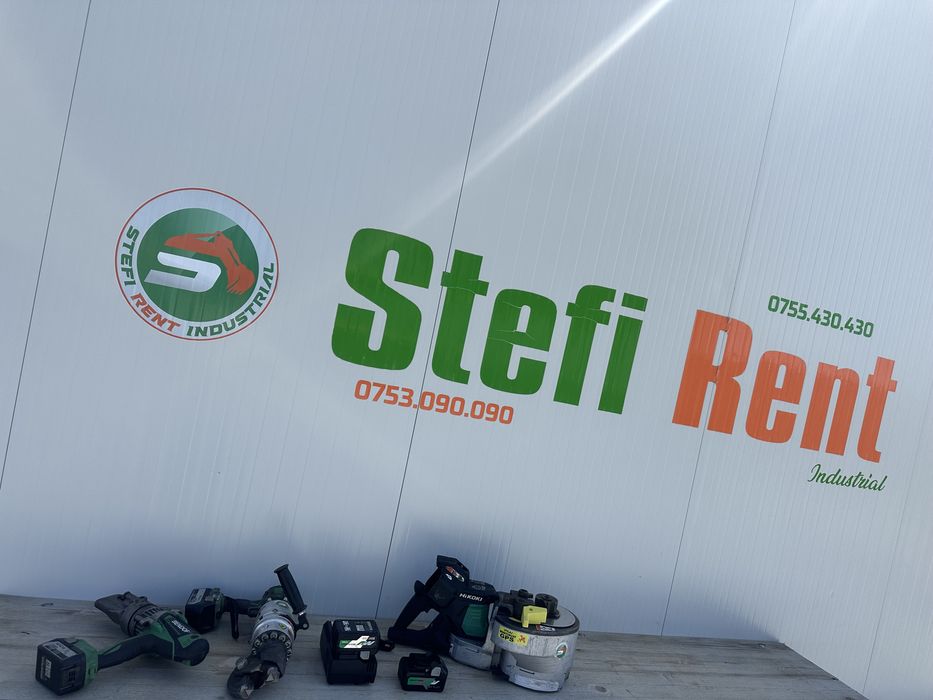 Închiriez mașina fasonat taiat fier beton mobila Hitachi