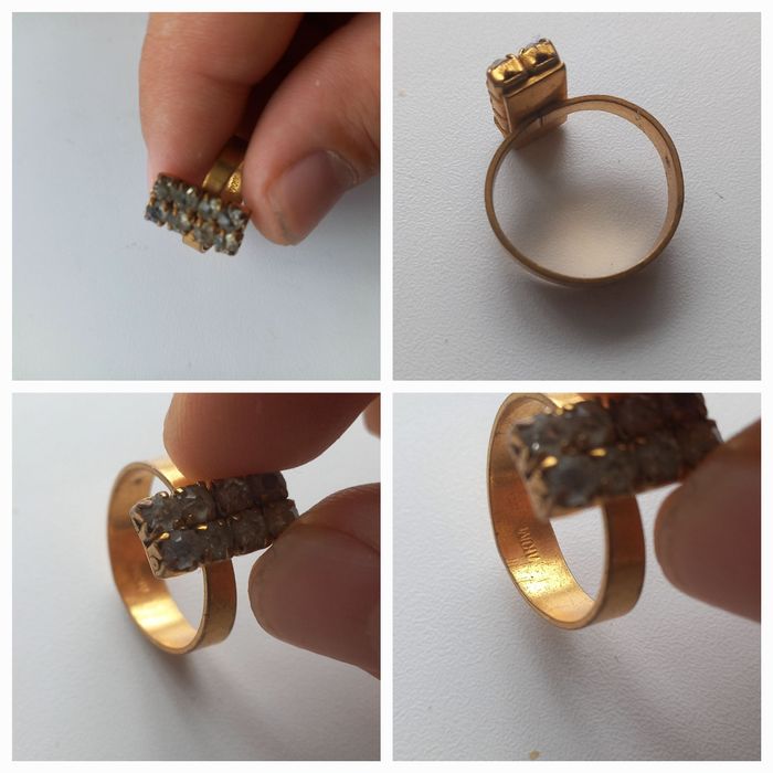 Позолото кольцо ссср люм