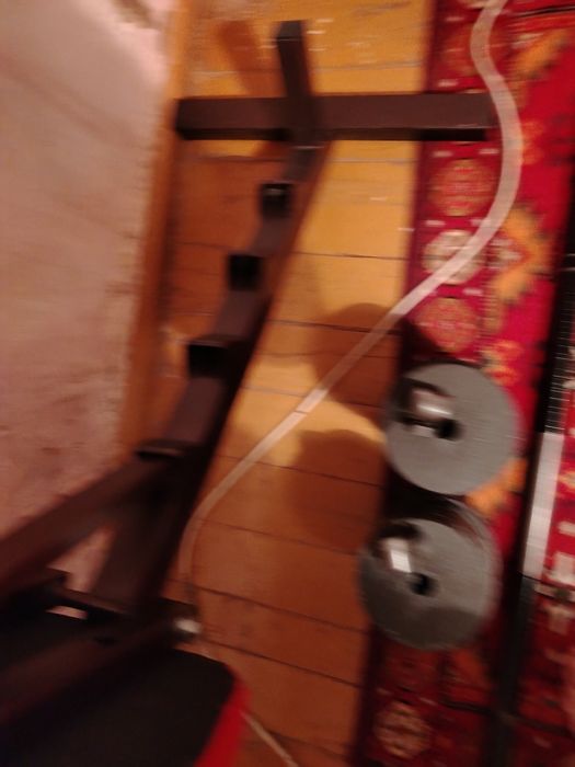 Штанга разборная 60кг Скамья