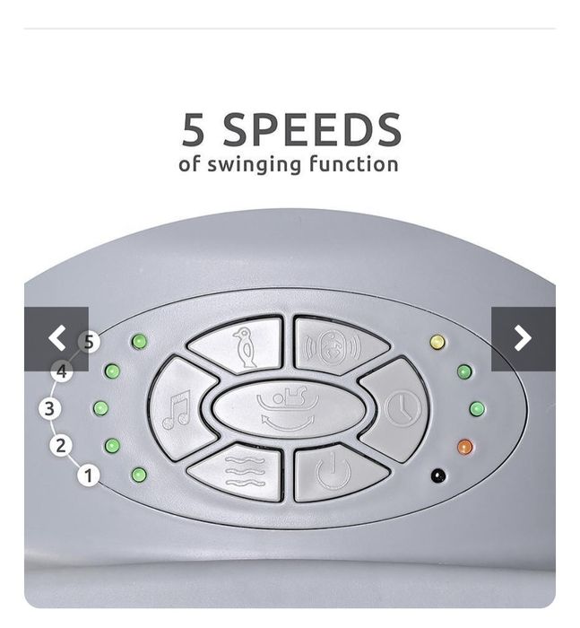 Бебешка електрическа люлка- Lorelli Toskana