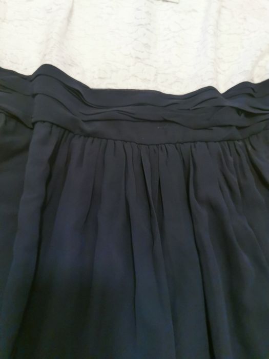 Rochie coctail cu dantelă albă