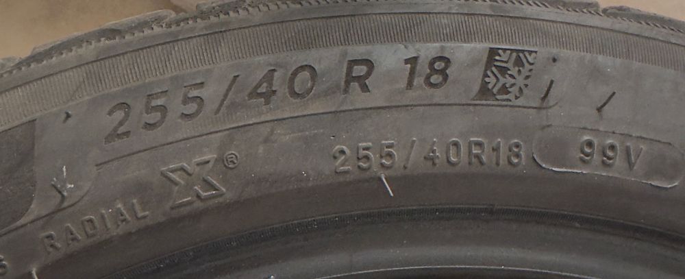 Michelin Pilot Alpin 5 зимни гуми 4 mm 255/40 R 18