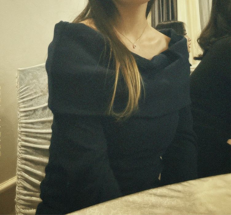 темно-синий кофта