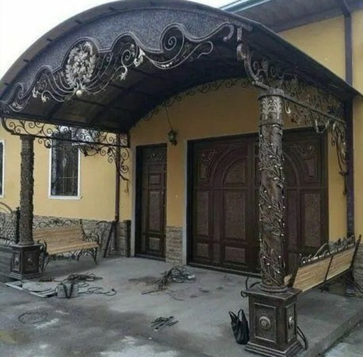 Решотка навес перилла казерйок