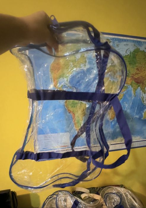 Сумка прозрачная для роддома