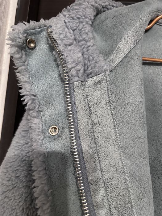 Эко шубка тедди теплая