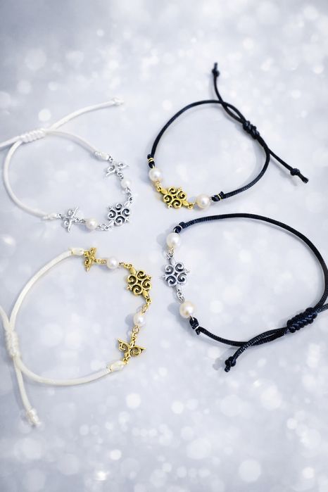 Этно украшение. Серьги и браслет.