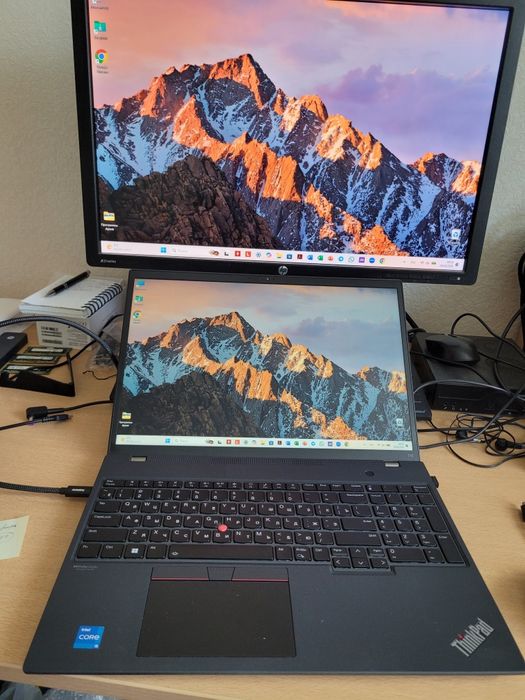 ThinkPad T16‼️ i5-12 16/256gb nvme m2