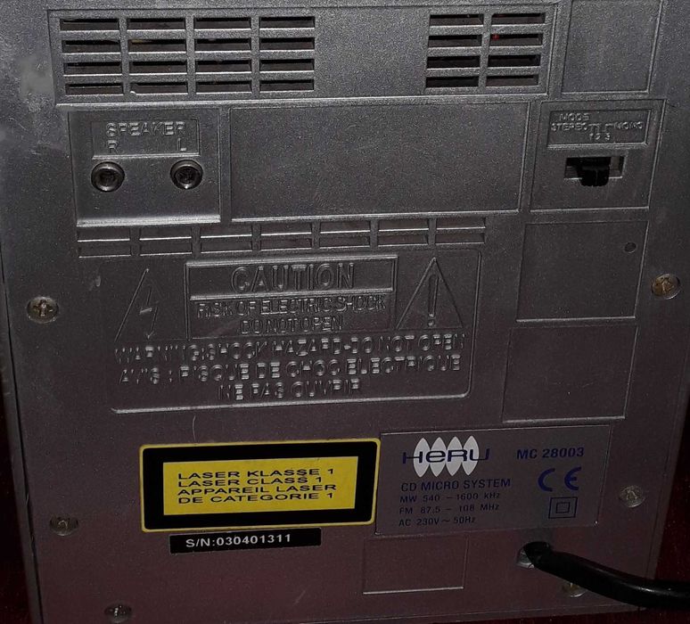 Mикро аудио система HERU МС-28003