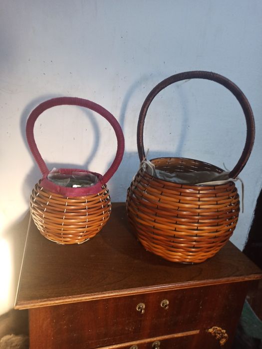 Корзинки  для цветов или декора.