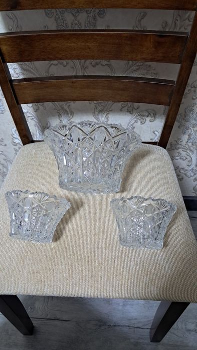 Хрусталь графин салатницы