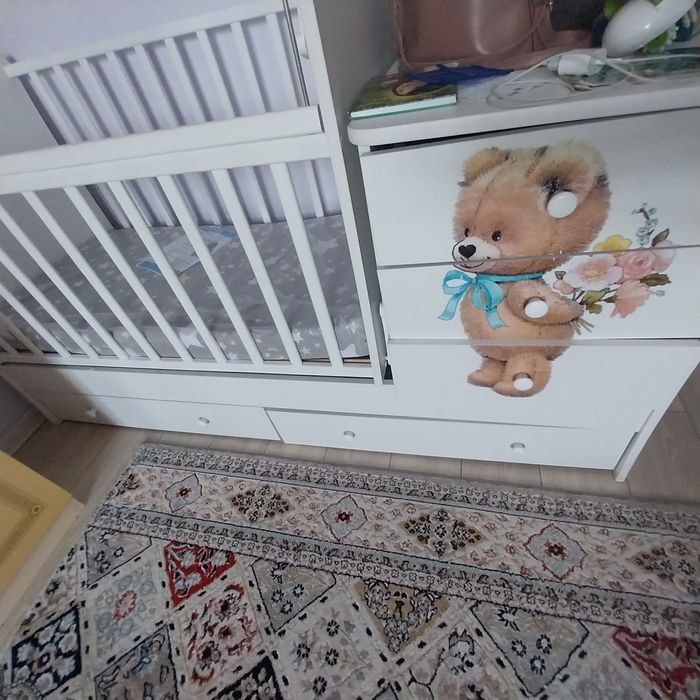 Детский кровать 2в1