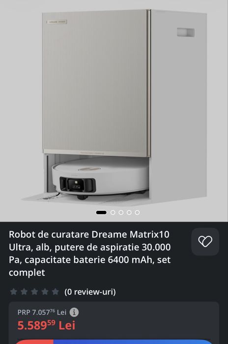 Robot dreame matrix 10 ultra nou sigilat