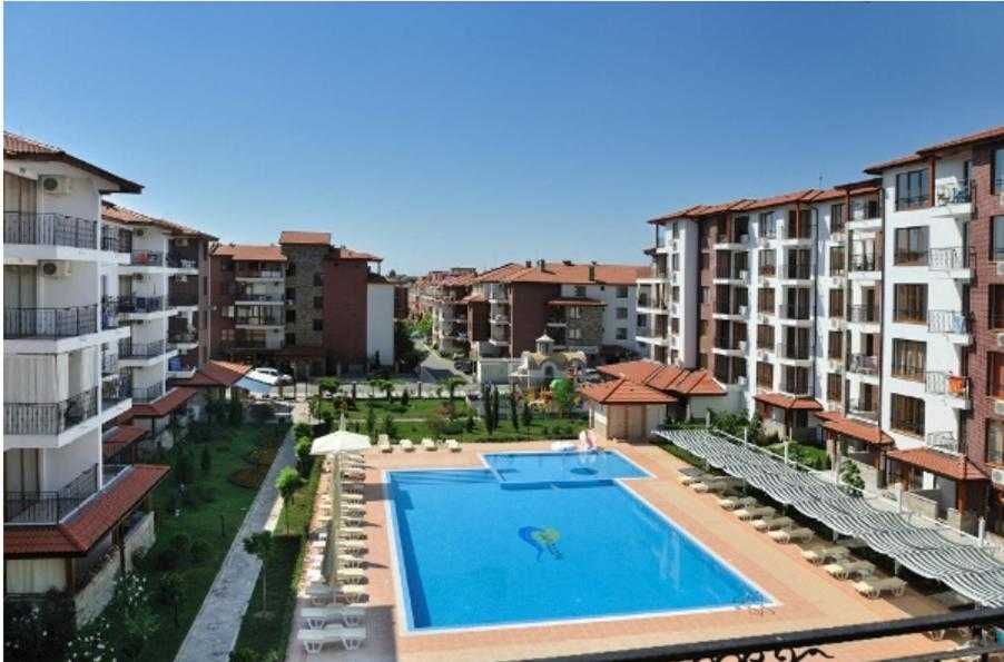 Несебър, двустаен апартамент до плаж Аурелия