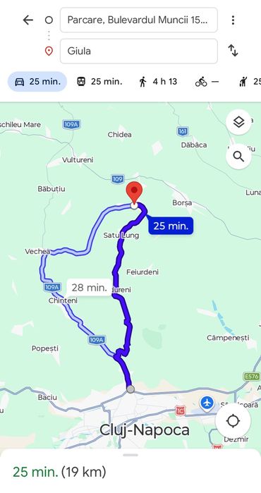 Proprietar vând 4800 mp intravilan la 19 km de magazinul Auchan Iris