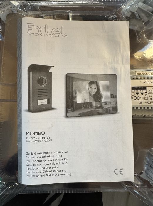 Interfon nou - sigilat - Extel MOMBO - Ecran interior tip oglinda