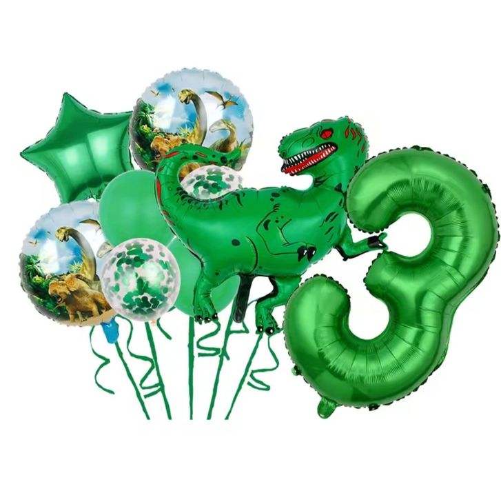 Парти сет Динозаври, фермерски животни и акула