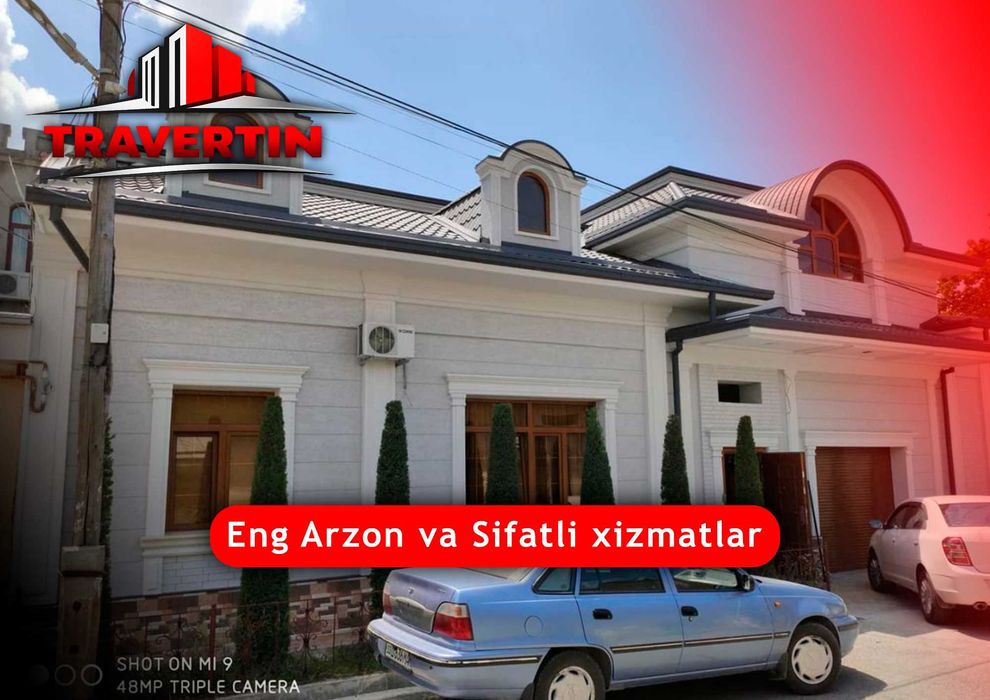 Travertin tosh | Travertin narxi | lak | fasad | Travertin ustalari