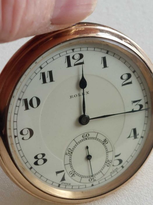 Джобен часовник ROLEX-1910-30 г.позлатен