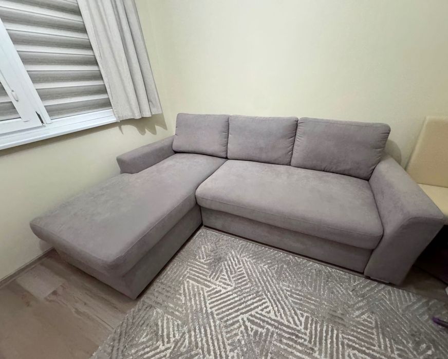 Ъглов диван с ляв ъгъл