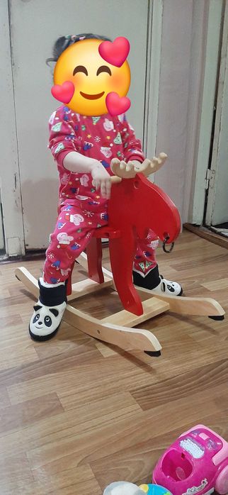 Лось качалка Икеа