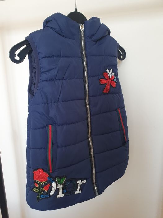 Пухен детски елек Dior