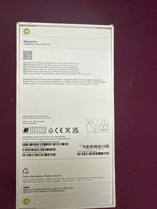 Apple iPhone 17 Pro 1TB