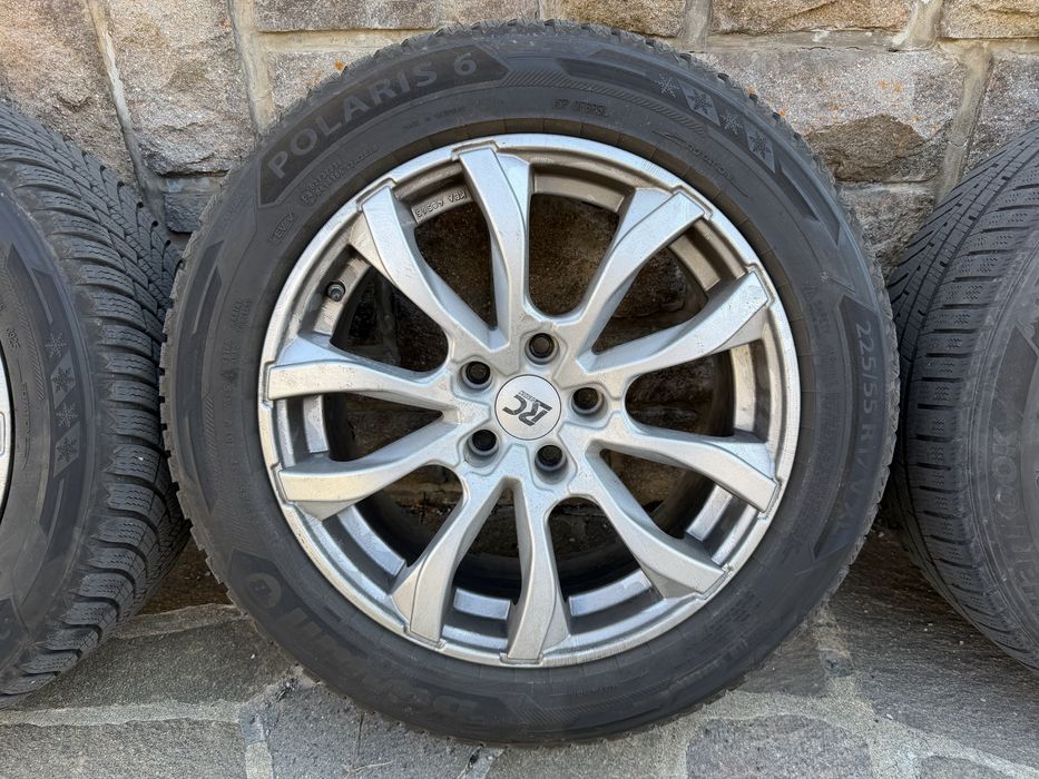 Jante cu anvelope iarna 225/55/17 audi a6 c7