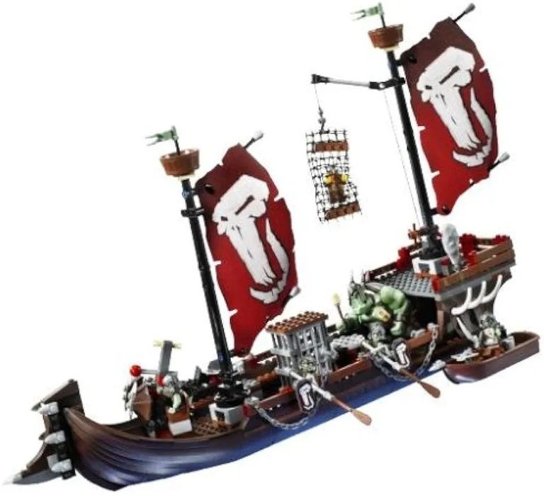 Lego 7048 LEGO Castle Тролски военен кораб fantasy era Troll Warship