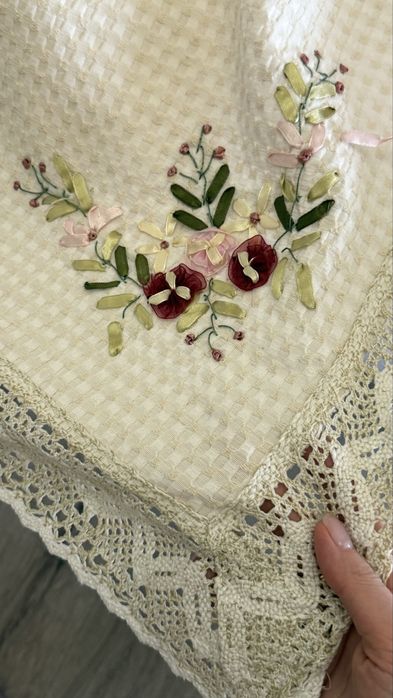 Скатерть натуральная ткань