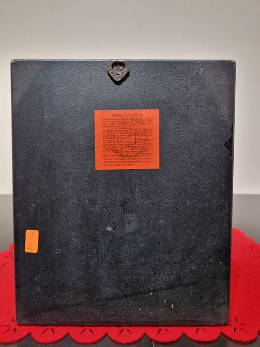 Прекрасна антикварна голяма сребърна икона -,Сертификат