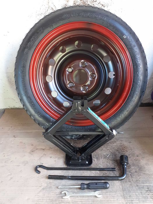 Roata rezerva SLIM cric HYUNDAI i30,i40,Ioniq,Elantra,KIA Ceed,Optima,Carens