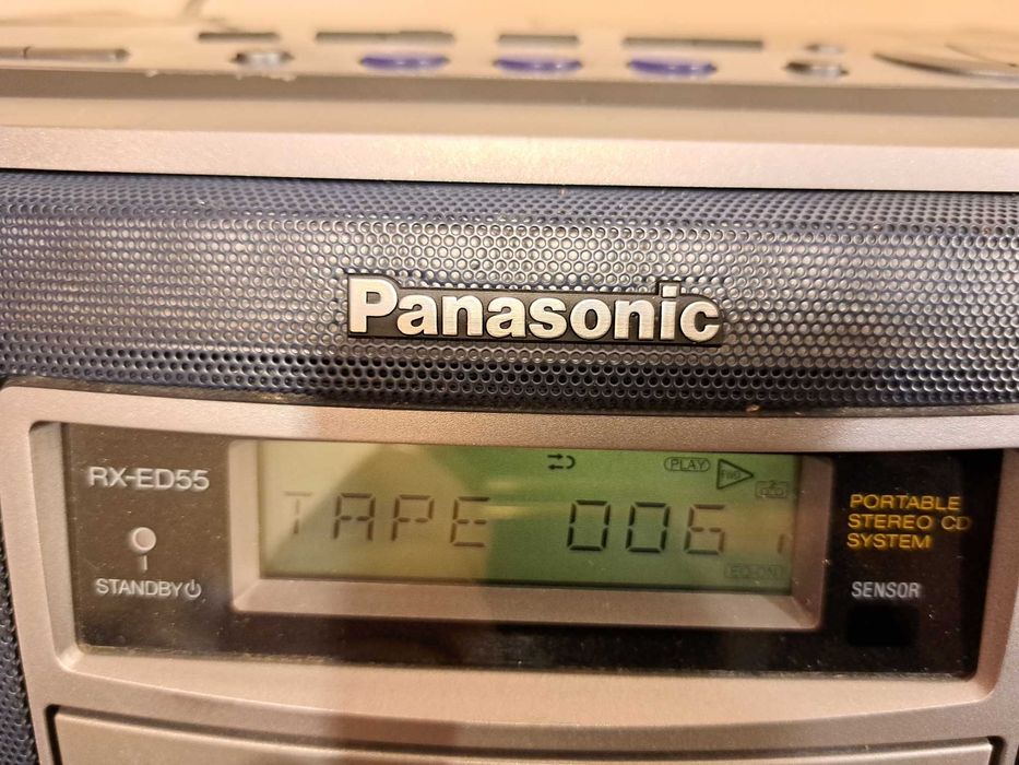 Radio casetofon cu cd, boombox Panasonic RX-ED55