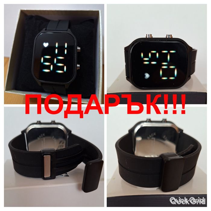 Дамски часовници+ПОДАРЪК втори LED часовник!!!