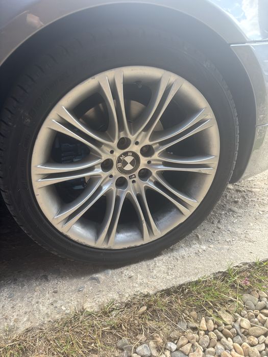 Jante originale BMW E60 M Packet R18 + anvelope noi 245/40 R18 – COMPLETE
