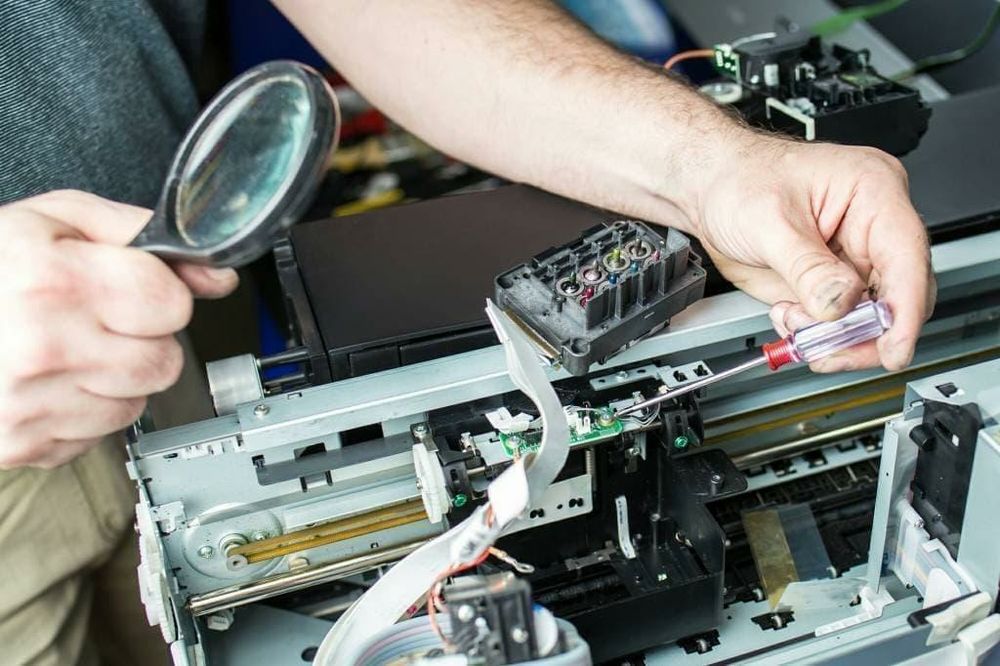 Ремонт, лазерных, струйных принтеров.