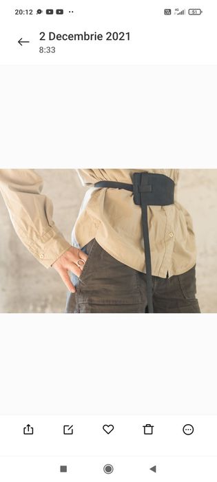 Curea de dama din piele naturala