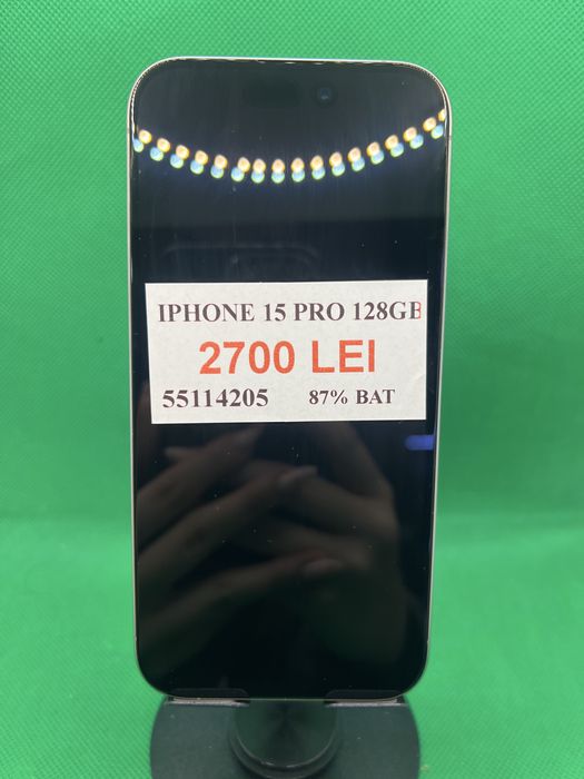 IPhone 15 pro 128GB, 87% baterie, Amanet Lazar Crangasi 55114
