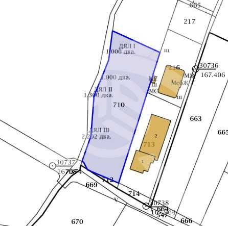 Земеделска земя в Коматево 61820