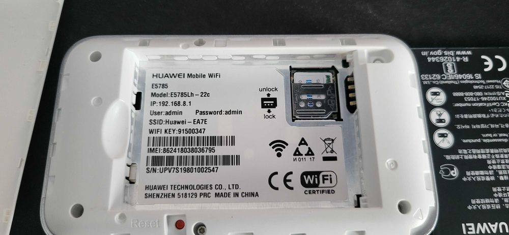 Huawei Modem 4G+ wireless WiFi portabil  E5785, Dual Band, LTE CAT6