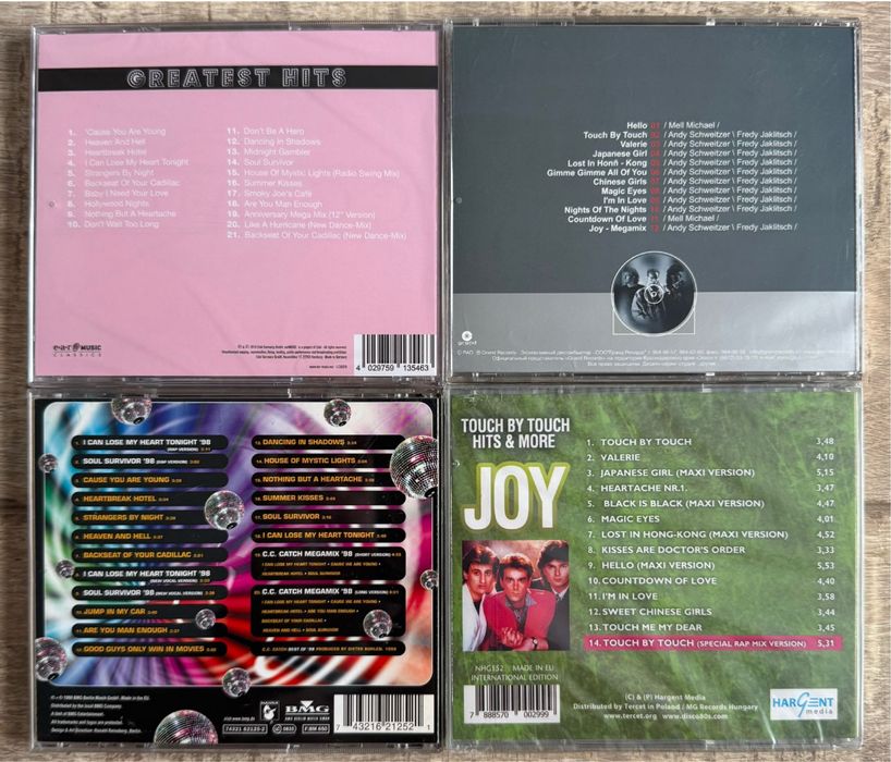 Pachet cd-uri Italo-disco - Bad Boys Blue/Blue System/CC Catch/Joy