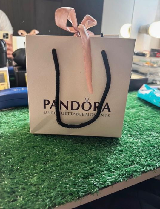 Inel Pandora – fundiță roz, mărimea 50