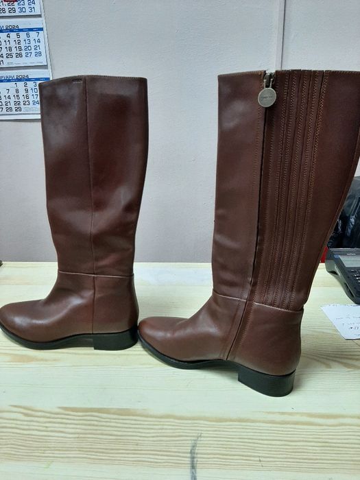 Дамски Ботуши GEOX Нови Естествена кожа