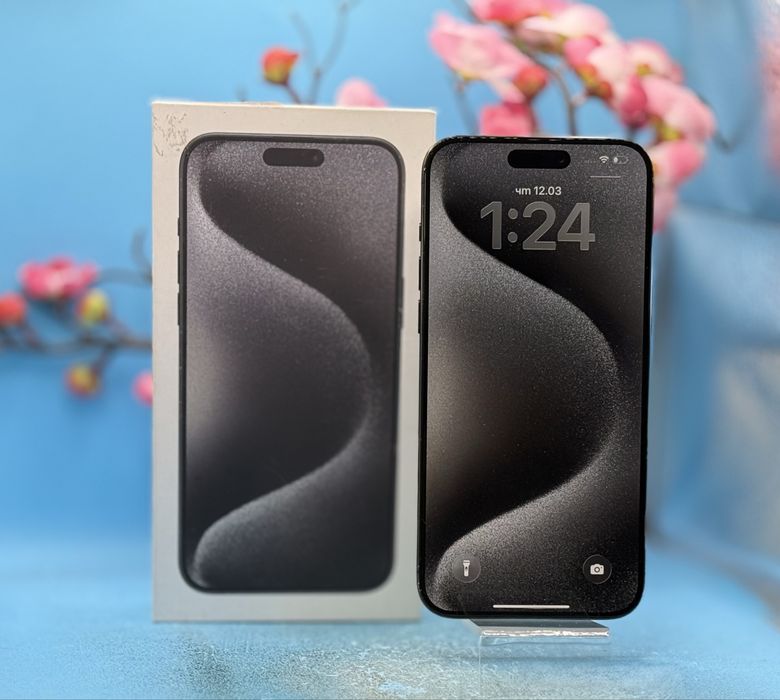 Apple iPhone 15 Pro Max, 512GB, 5G, Black Titanium