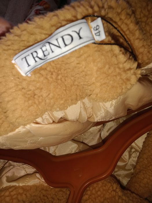 Тедди шуба с капюшоном и ремнем