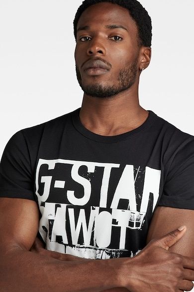 Оригинална НОВА тениска G-Star Raw Graphic S , M , L мъжка черна